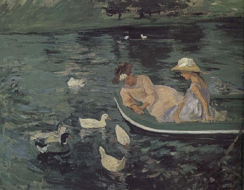 Mary Cassatt Summer times oil painting image